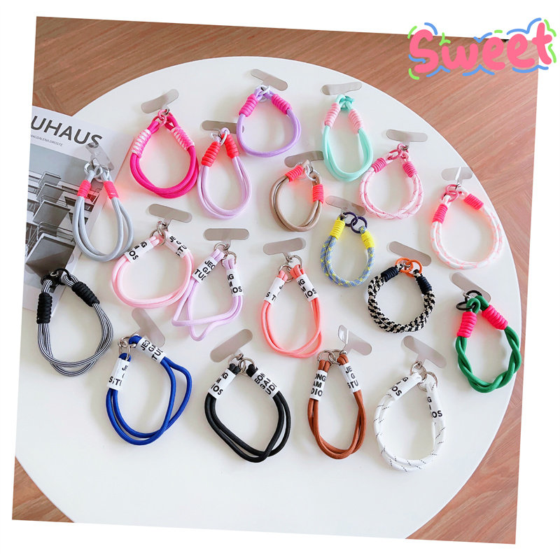 短款手机挂绳手提手拎防丢失神手腕绳吊坠绳多巴胺男女款情侣链条夹片