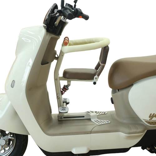 电动车儿童座椅前置踏板车电瓶车婴儿宝宝安全座椅减震靠背可折叠