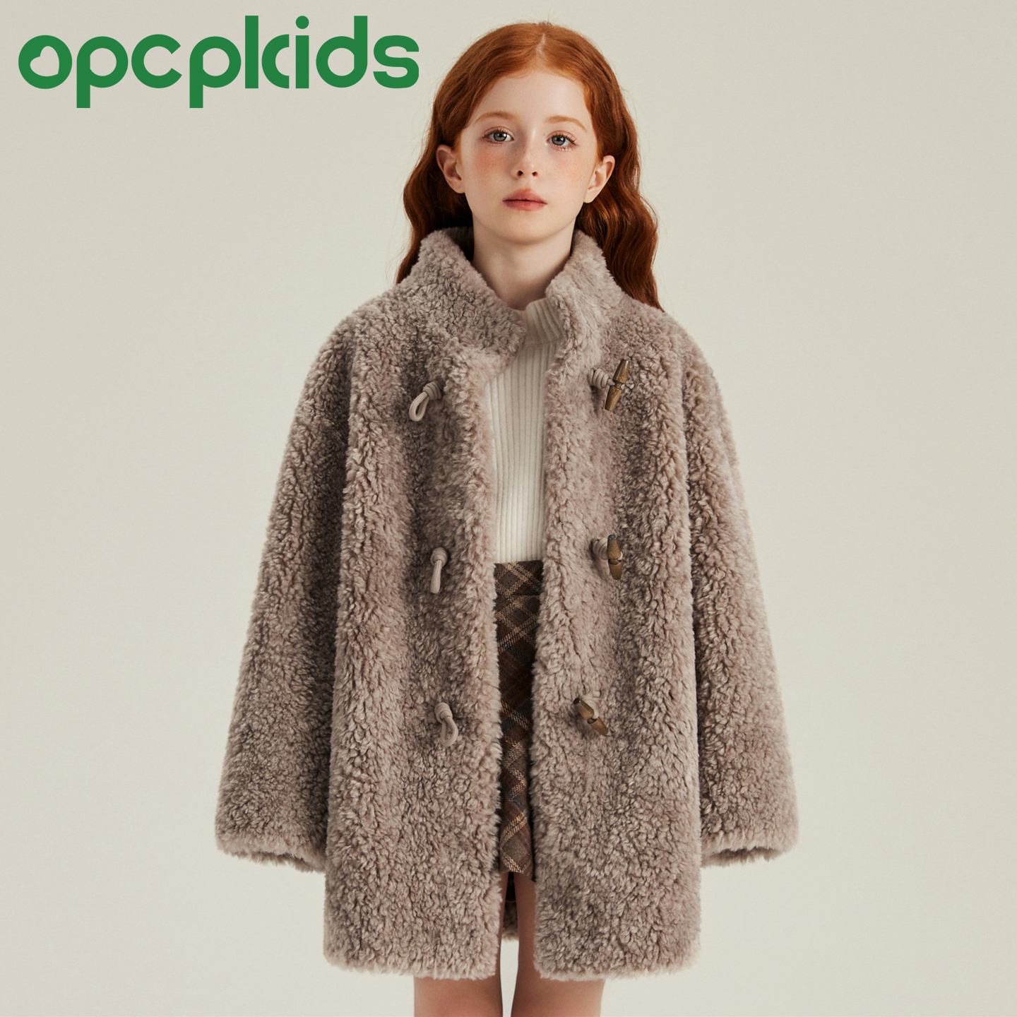 儿童皮草外套秋冬新款女童