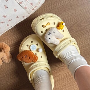 面包房配饰洞洞鞋鞋花crocs鞋扣可爱男女生适配diy可拆卸鞋花配件
