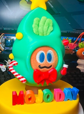 【卜卜头套】圣诞树卜卜挂件摆件包挂3D打印五月天演唱会卜卜挂件