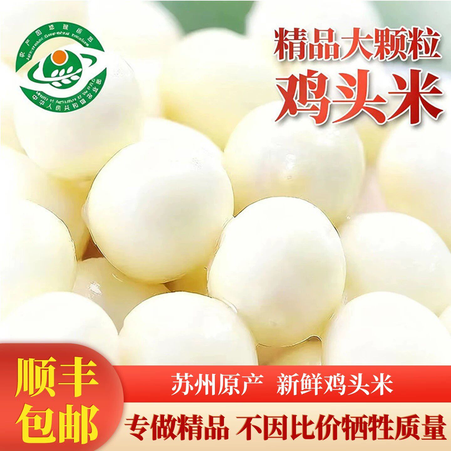 吴中地理标志产品鸡头米袋装