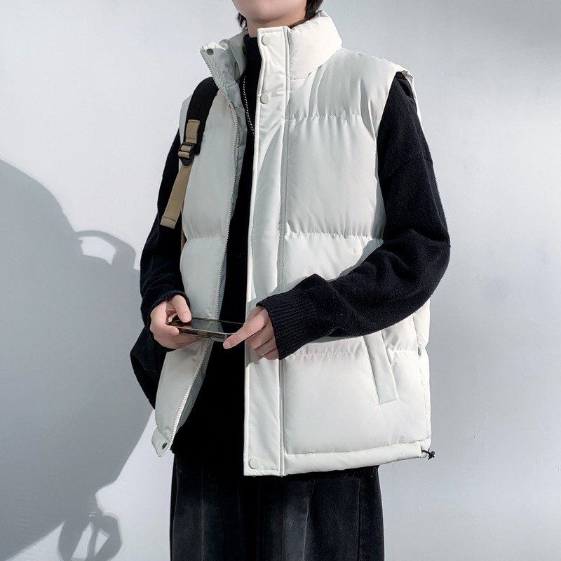 大码男士冬季加厚棉马甲