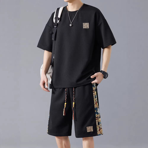 2026新款男士夏装酷帅运动套
