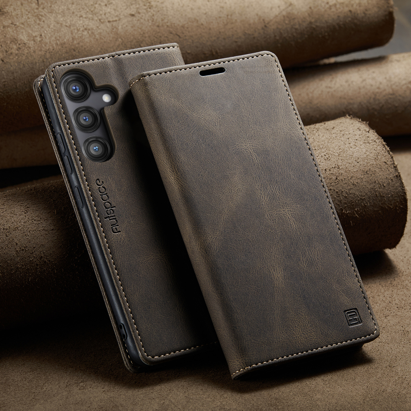 适用三星S25Ultra手机壳S24+皮套s22翻盖S23防摔S21FE插卡S20新款A53全包A55软16壳A17钱包A54男A33套A56/A52