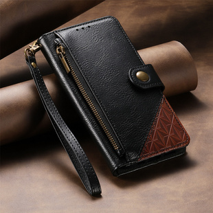 适用小米15T手机壳14T拉链17翻盖Poco F8Ultra新款X7保护套X6全包F7带挂绳红米Note15pro防摔K90/K80皮套11T