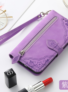 适用小米15/14T/13T/12lite手机壳F7翻盖17皮套F8Ultra全包Poco M7挂绳防摔X7女新款Pro斜跨X6挂绳钱包F6外壳