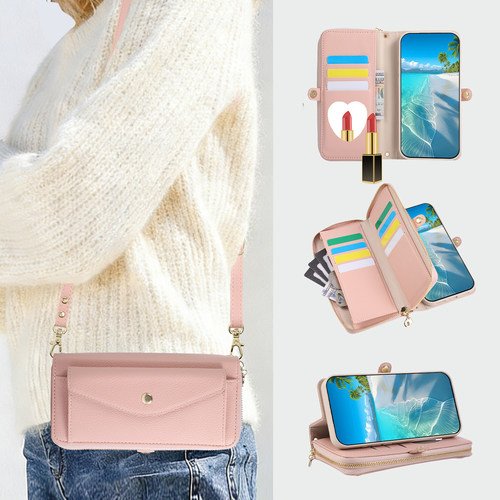 适用三星S26Ultra手机壳S25U翻盖皮套s24+全包防摔S23FE斜跨S22带挂绳S21零钱Note20卡包A55新款A54/A17/A16