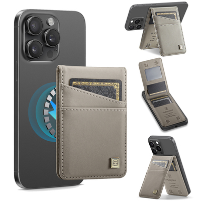 MagSafe磁吸卡包卡套17适用苹果16promax/15卡槽13支架12钱包式14