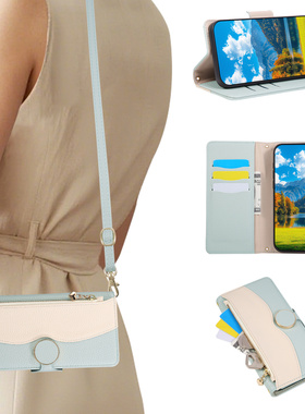 A17适用三星S25ultra手机壳S24挂绳S23+斜挎S22全包note20背带S21fe翻盖A55皮套A57防摔A56外壳A37挂绳A53/22