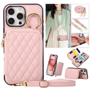 适用iphone17手机壳16e带卡包13可插卡斜跨15plus卡槽11苹果14promax保护套XR零钱包XSmax新款12mini背带