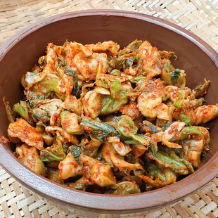 四川达州大竹麻辣青菜新鲜包包叶叶青菜干咸菜嫩娃娃榨菜下饭咸菜