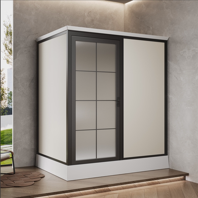 浴室卫生间简易玻璃沐浴房带锁