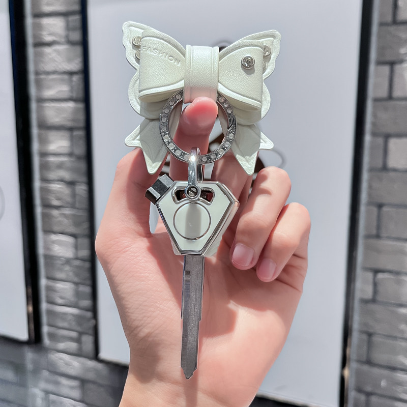 适用雅马哈巧格i钥匙头改装件福颖福喜AS125巡鹰旭鹰锁匙盖钥匙壳