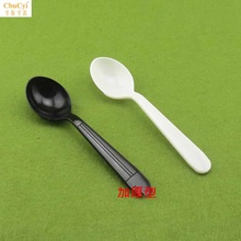 高档一次性加厚独立包装塑料勺子1