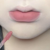 灰粉豆沙色唇釉裸色唇泥哑光雾面不掉色不沾杯学生党素颜唇彩口红