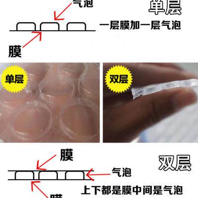 双层加厚加宽气泡膜袋 快递打包发货防震泡沫垫 汽泡纸 包邮