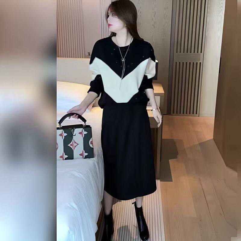 韩版时尚毛衣套装女春秋