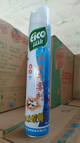 益康驱杀型杀虫气雾剂驱杀蚊蝇蟑螂780毫升24瓶包邮
