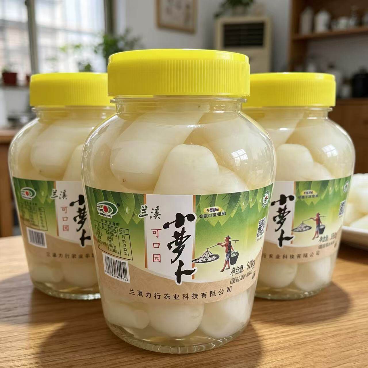 【可口园兰溪小萝卜】金华特产酸辣泡椒小萝卜开胃腌制泡菜下饭