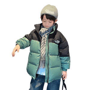 御宝当家童装男童羽绒服三防秋冬装2024新款儿童外套短款面包服潮