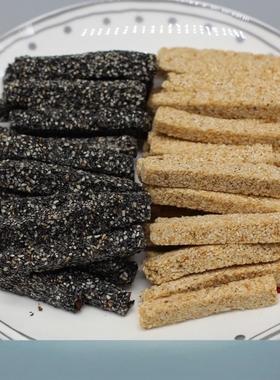 玉条糖玉条酥黄山特产桃源白芝麻香酥传统老式手工糕点黑芝麻酥糖