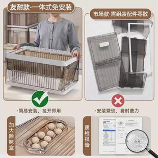 子收纳盒整理盒装 蓝速家用分层衣服裤 t恤衣柜收纳神器衣物分格