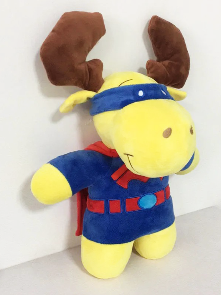 超级驼鹿玩偶毛绒玩具成龙历险记同款公仔周边布娃娃可发声款抱枕