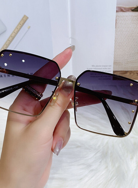 猫眼运动金属金色全框方框