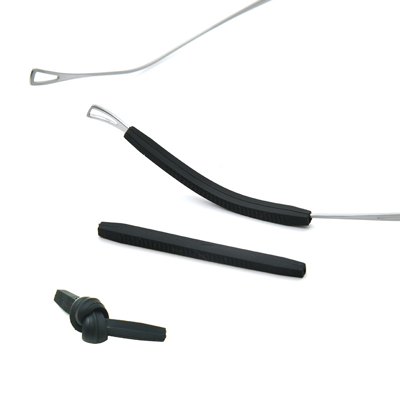 眼镜配件  眼镜腿套脚套 软硅胶镜腿套管防滑磨耳朵