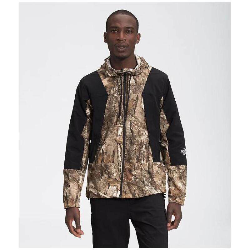 the north face北面男夹克外套拼色防风连帽春秋休闲美国直邮4agf