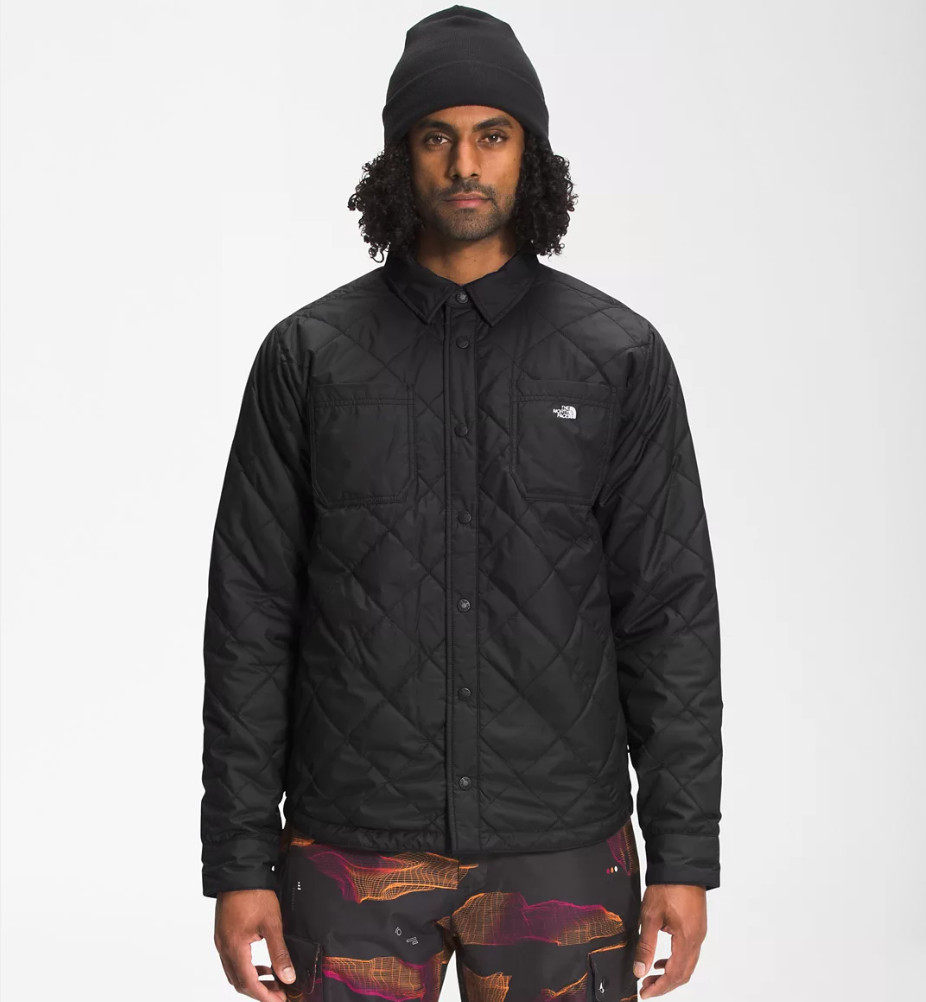 the north face北面男装夹克外套棉服双面法兰绒保暖防水冬t1498f