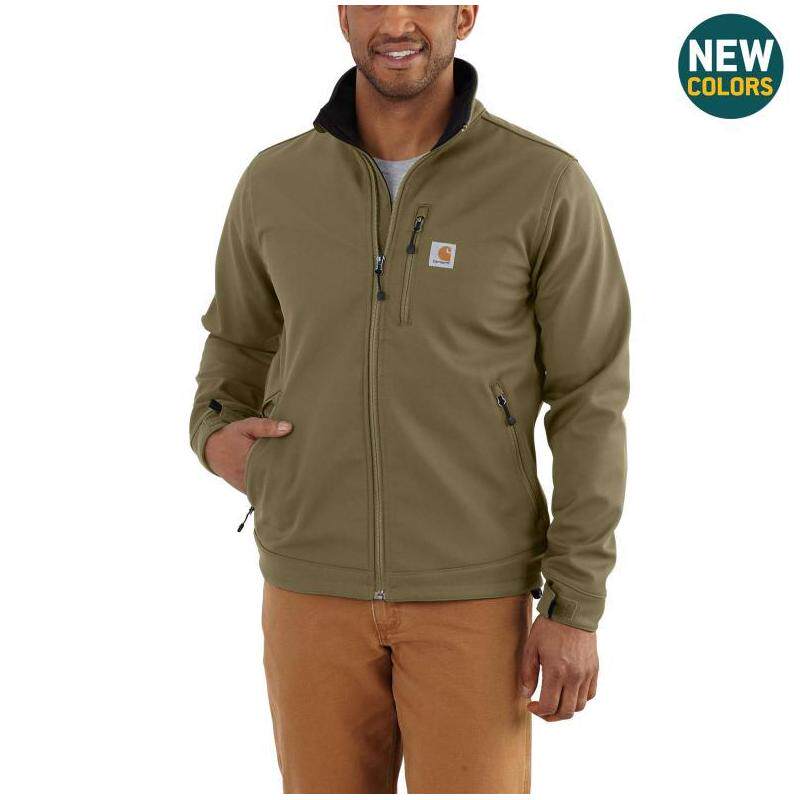 carhartt/卡哈特男士户外夹克拉链翻领图标美国直邮c193r