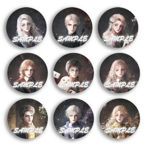 哈利波特魔法觉醒同人磨砂吧唧徽章赫敏艾薇马尔福周边挂饰胸针