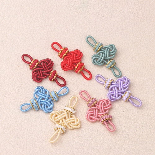 手编祥云结民族风挂绳半成品配件