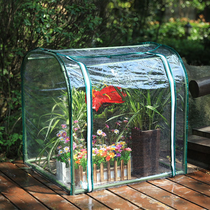 朵维多肉花房暖棚室外保温棚