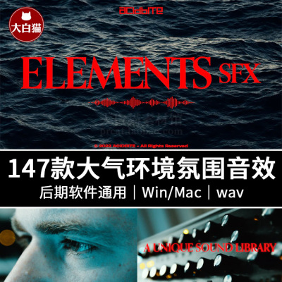 ACIDBITE诗意深沉氛围户外海浪篝火风声环境转场音效Elements SFX