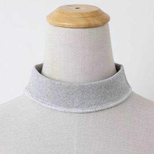 3.5cm套头衣领领口口半高领罗文领子领半螺纹内衣圆领保暖新款