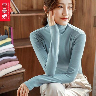 件秋冬2加绒打底衫新款内上衣2025】搭德绒69.9加厚高领女双面