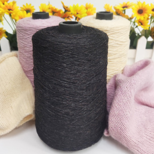 正品手编纯貂绒线围巾线机织山羊绒线毛线团手工编织