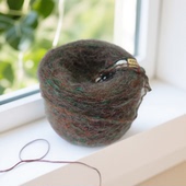 复古文艺风春风手编毛线澳毛混马海毛温柔慵懒毛衣棒针围巾线秋冬