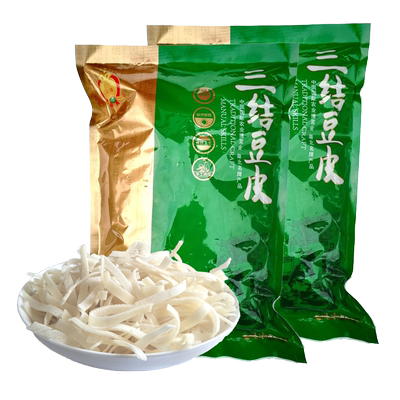 应城特产湖北三结豆皮手工干豆丝