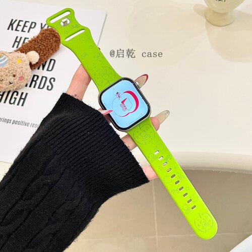 适用苹果手表表带硅胶