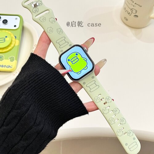 适用苹果手表表带硅胶