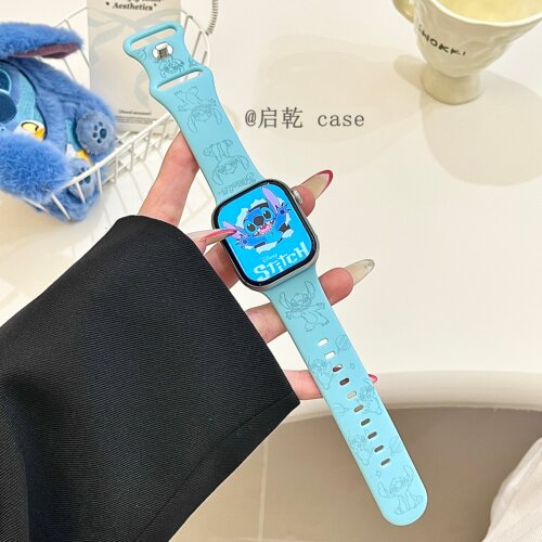 适用苹果手表表带硅胶