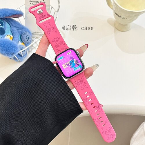 适用苹果手表表带硅胶