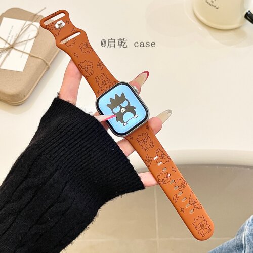 适用苹果手表表带硅胶