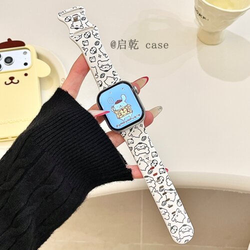 适用苹果手表表带硅胶