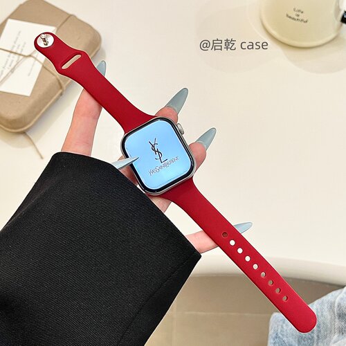 适用苹果手表表带硅胶