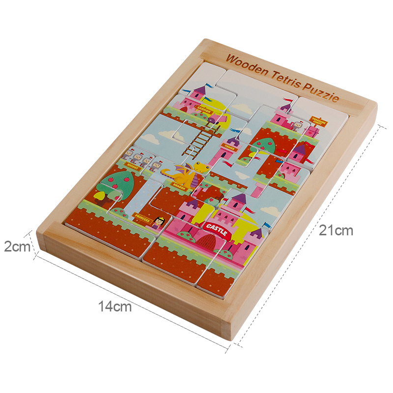 卡通俄罗斯方块拼图积木 木质儿童桌面室内玩 幼儿园益智区角玩具|ruв категории игрушка/коляска/головоломка/блоки/модель, бусы/головоломка/в паре/демонтаж/бить игрушки, головоломка/деревоплита - от Buy2taobao.com для оказания профессиональной услуги покупки агента Taobao